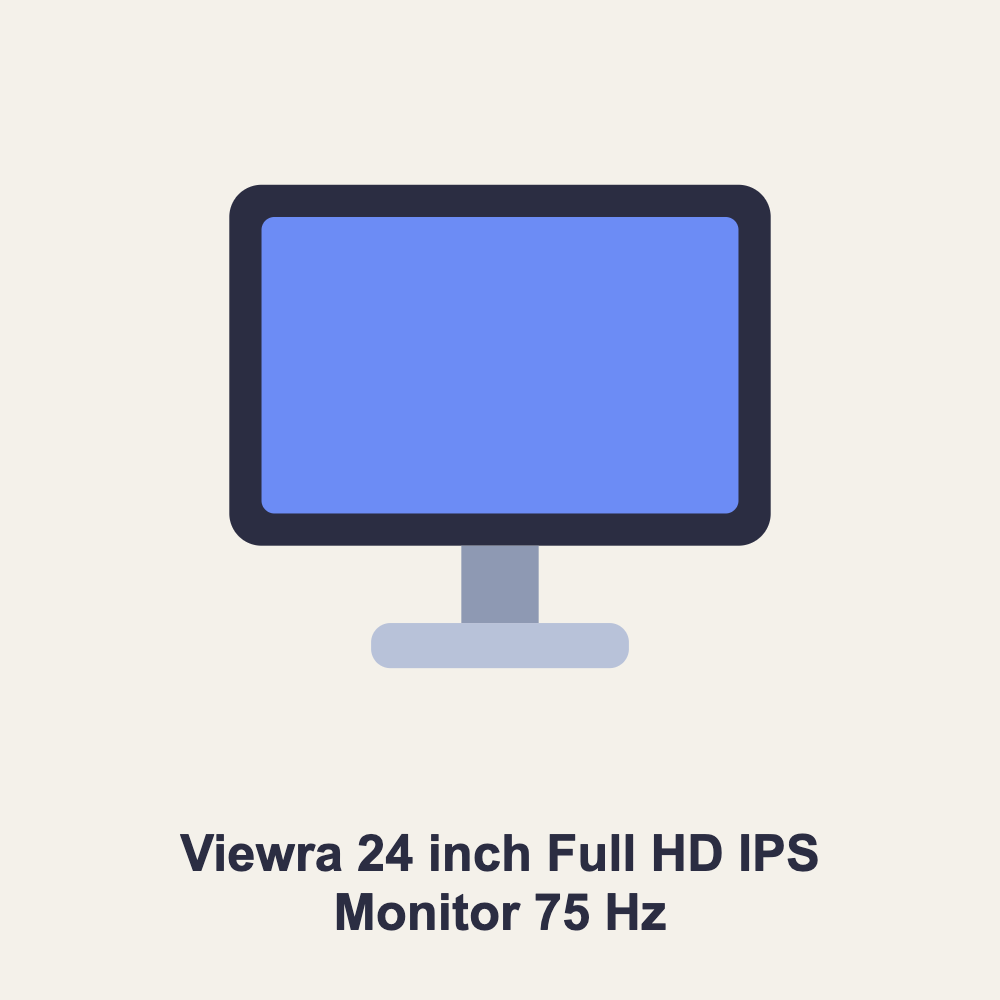 Viewra 24 inch Full HD IPS Monitor 75 Hz