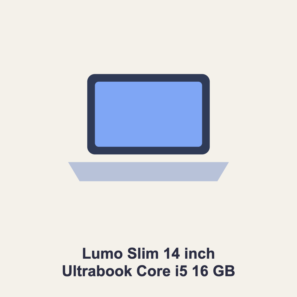 Lumo Slim 14 inch Ultrabook Core i5 16 GB 512 GB