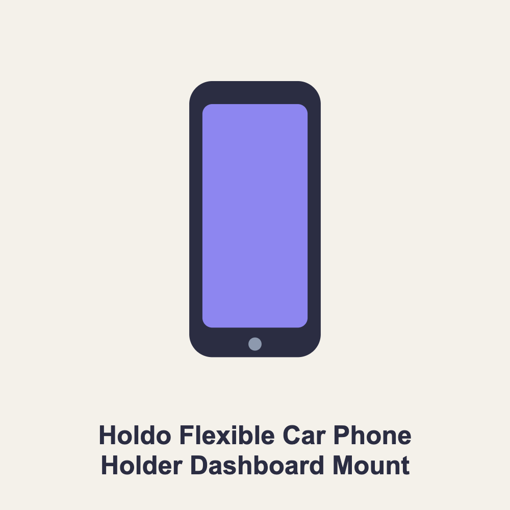 Holdo Flexible Car Phone Holder Dashboard Mount