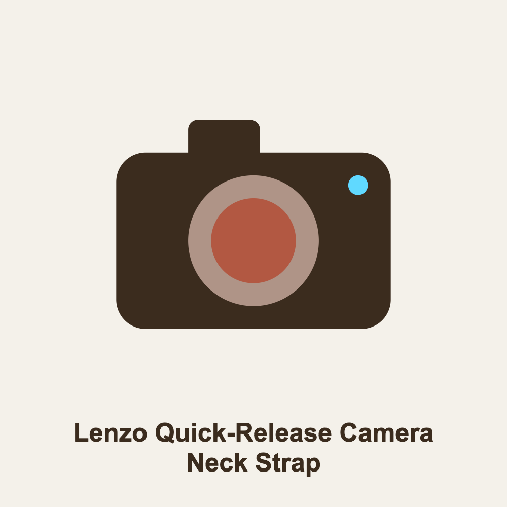 Lenzo Quick-Release Camera Neck Strap