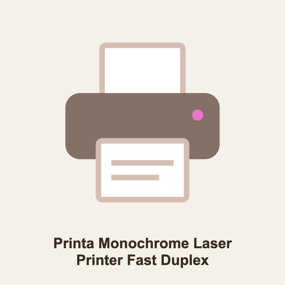 Printa Monochrome Laser Printer Fast Duplex