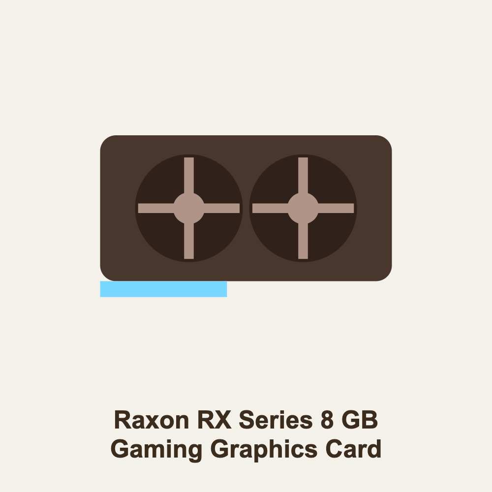 Raxon RX Series 8 GB Gaming Graphics Card