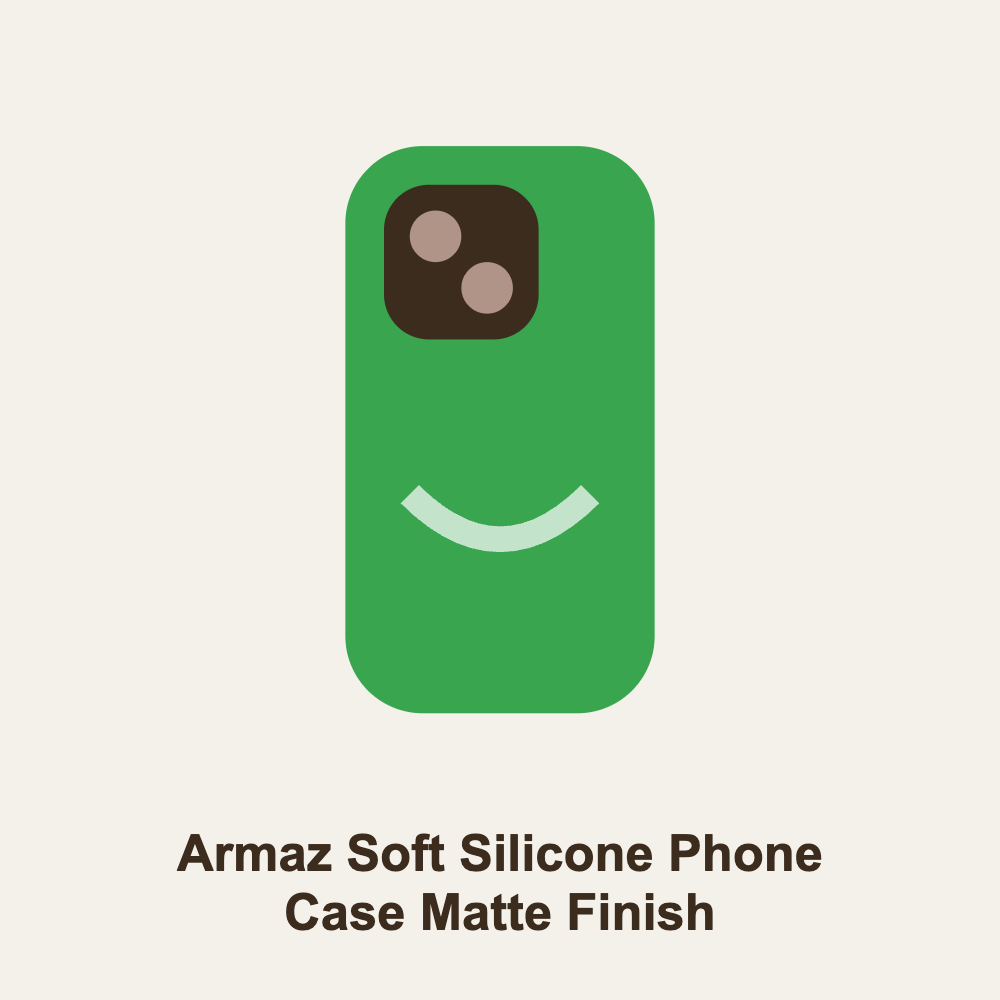Armaz Soft Silicone Phone Case Matte Finish