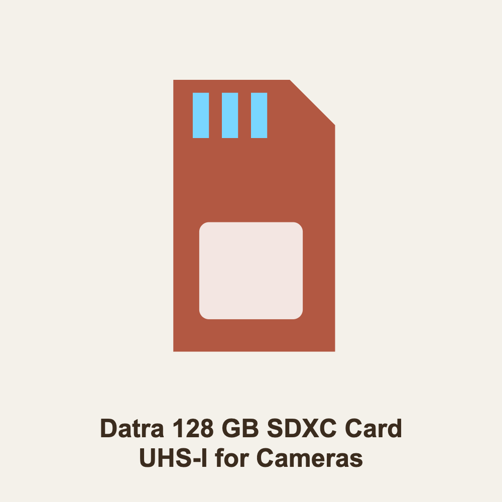 Datra 128 GB SDXC Card UHS-I for Cameras