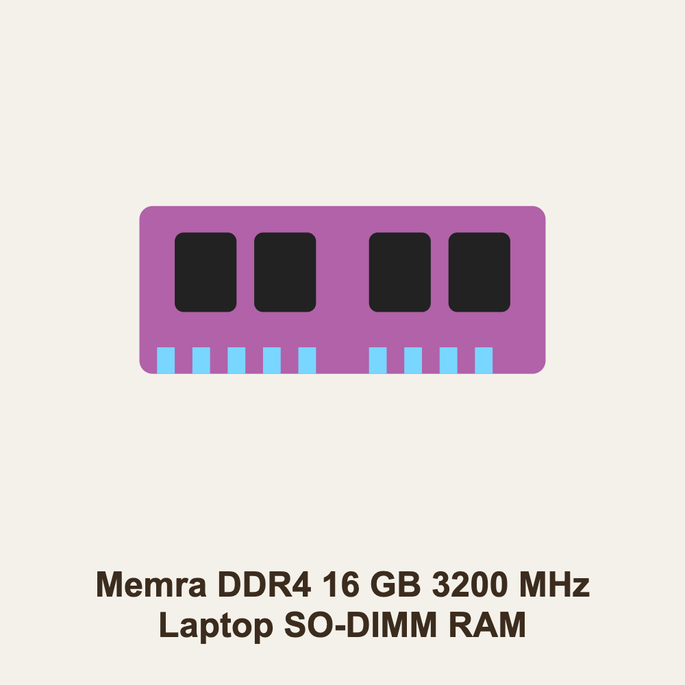 Memra DDR4 16 GB 3200 MHz Laptop SO-DIMM RAM