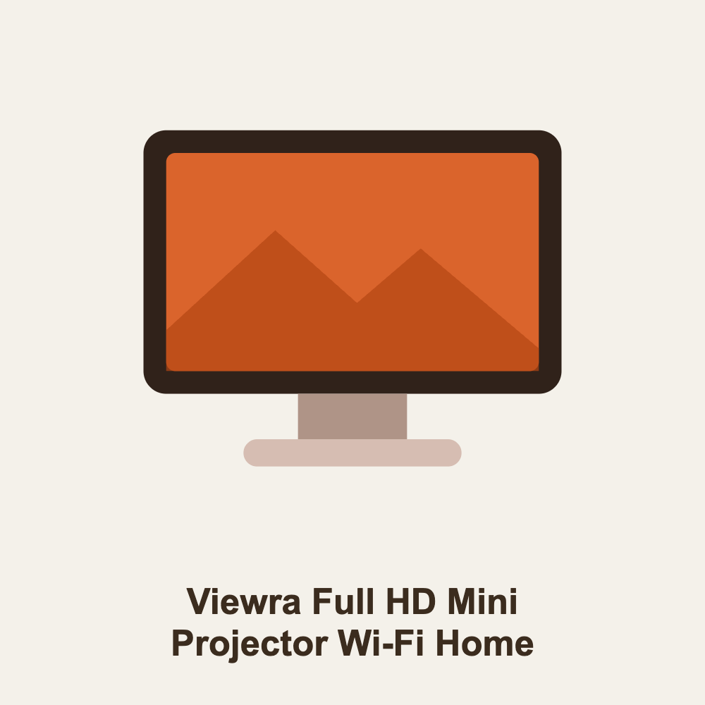 Viewra Full HD Mini Projector Wi-Fi Home Theatre