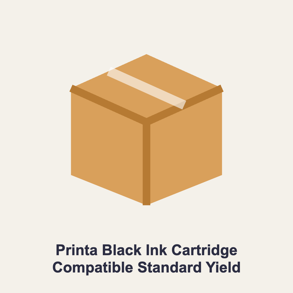 Printa Black Ink Cartridge Compatible Standard Yield