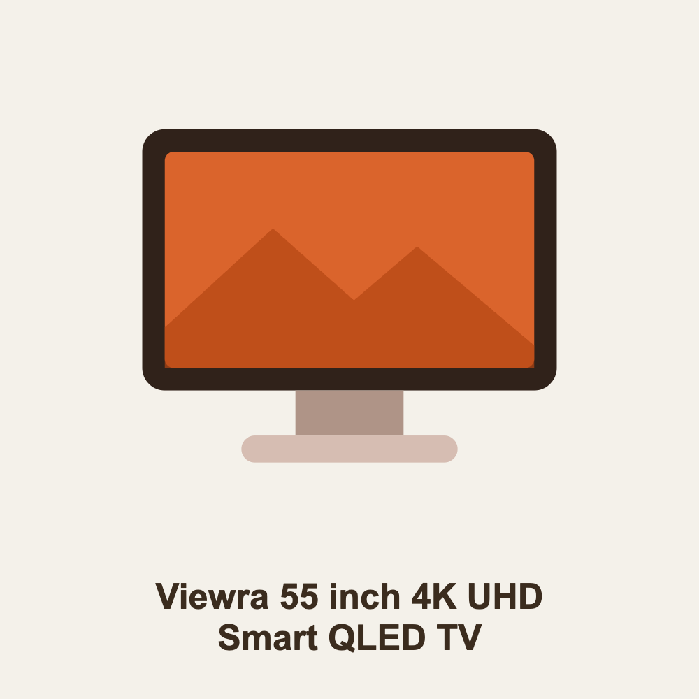 Viewra 55 inch 4K UHD Smart QLED TV