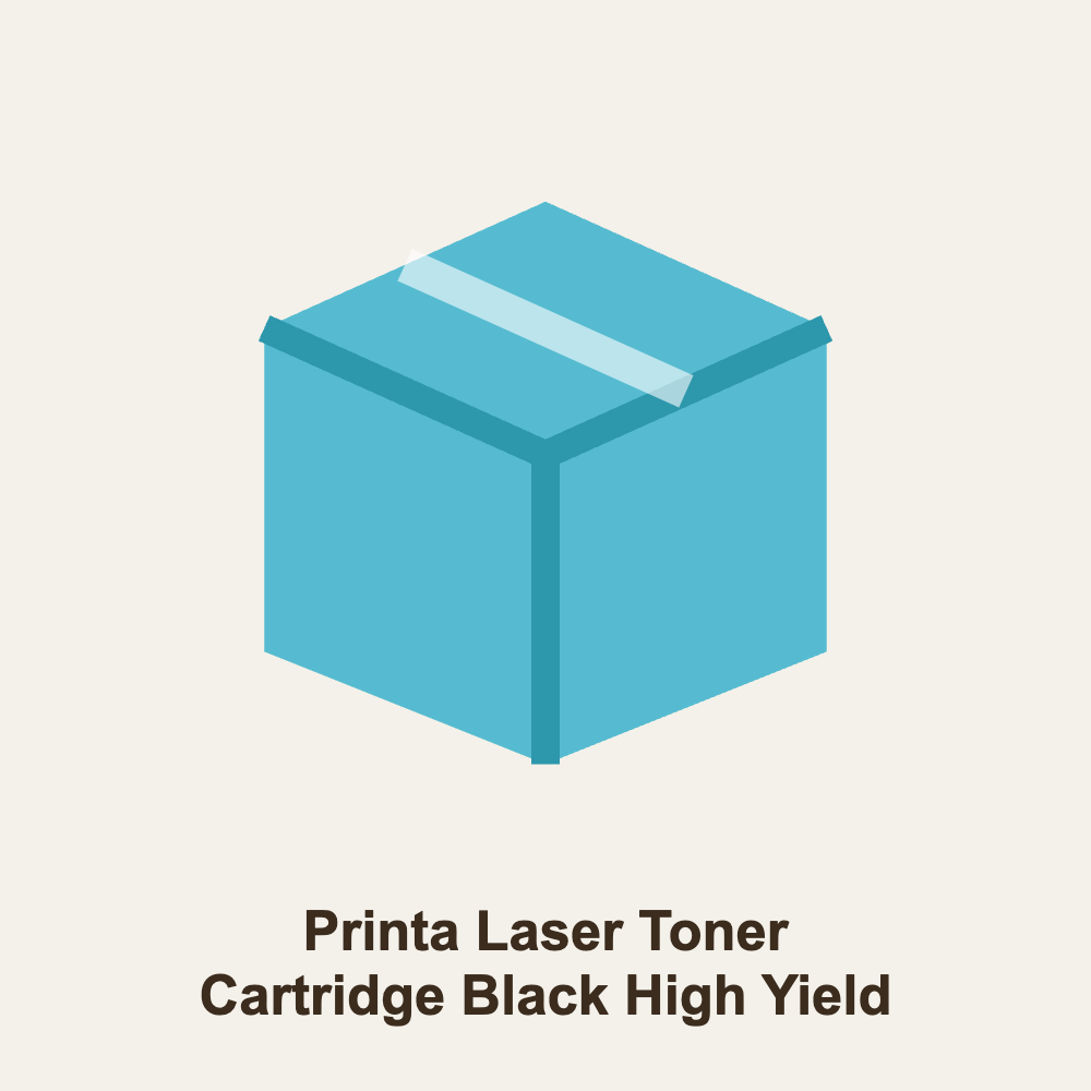 Printa Laser Toner Cartridge Black High Yield