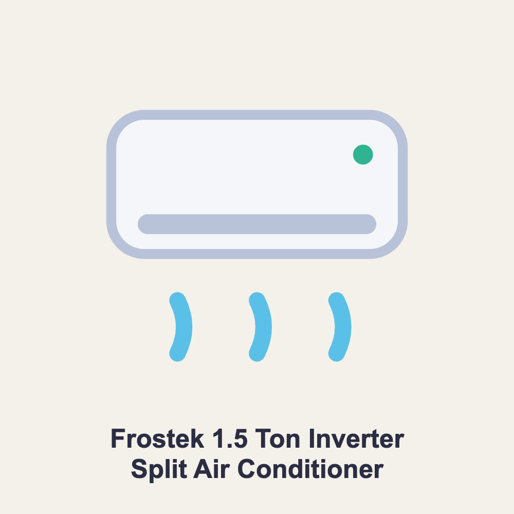 Frostek 1.5 Ton Inverter Split Air Conditioner